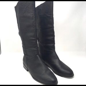 Fanfares Esther Black Leather Boot 9 M